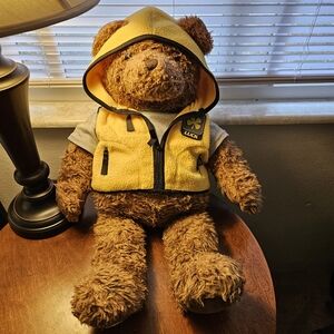 25" Wish Bear Luck Teddy Stuffed Plush Toy Gund Vtg 2000 2001 Fleece Limited